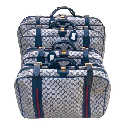 gucci travel luggage sets|vintage gucci luggage set.